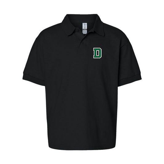 Youth  Dartmouth Big Green  Gildan Dry Blend Jersey Polo