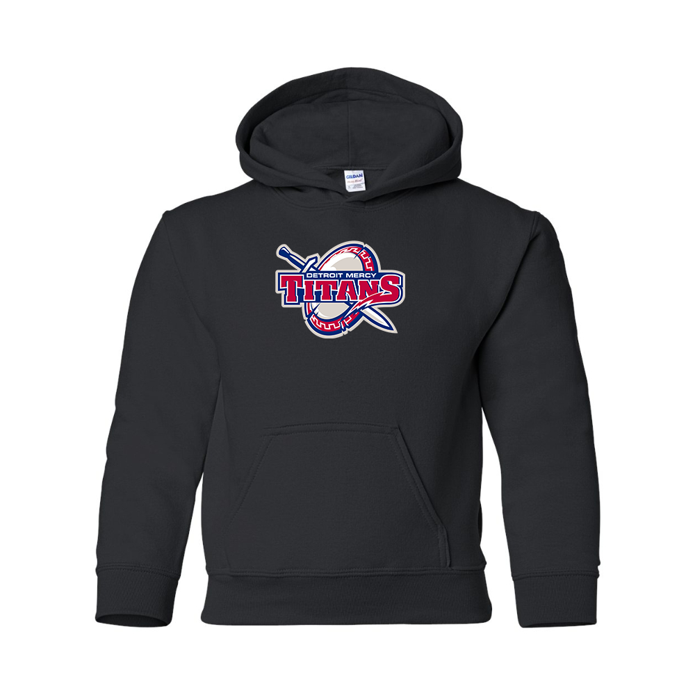 Youth Detroit Titans  Gildan Heavy Blend  Hooded Sweatshirt