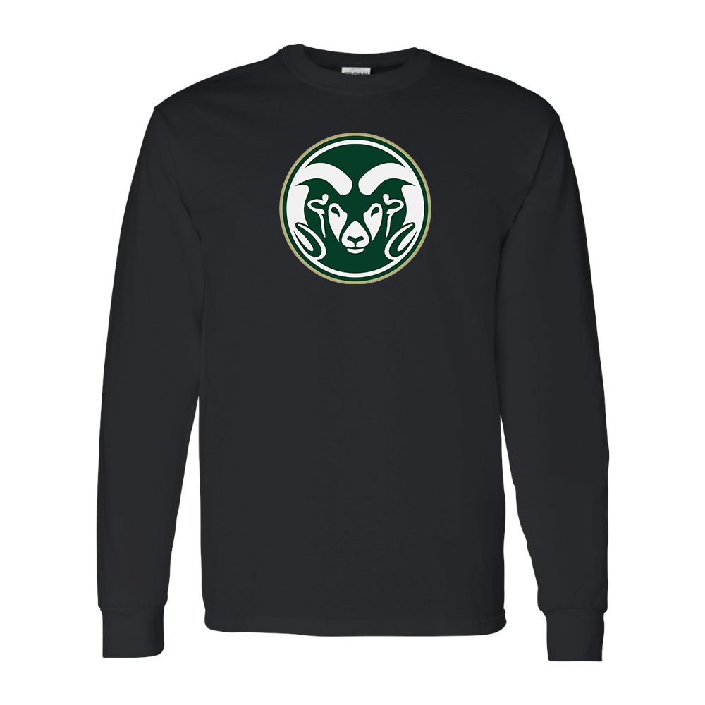 Men's  Colorado State Rams Gildan Heavy Cotton Long Sleeve T-Shirt