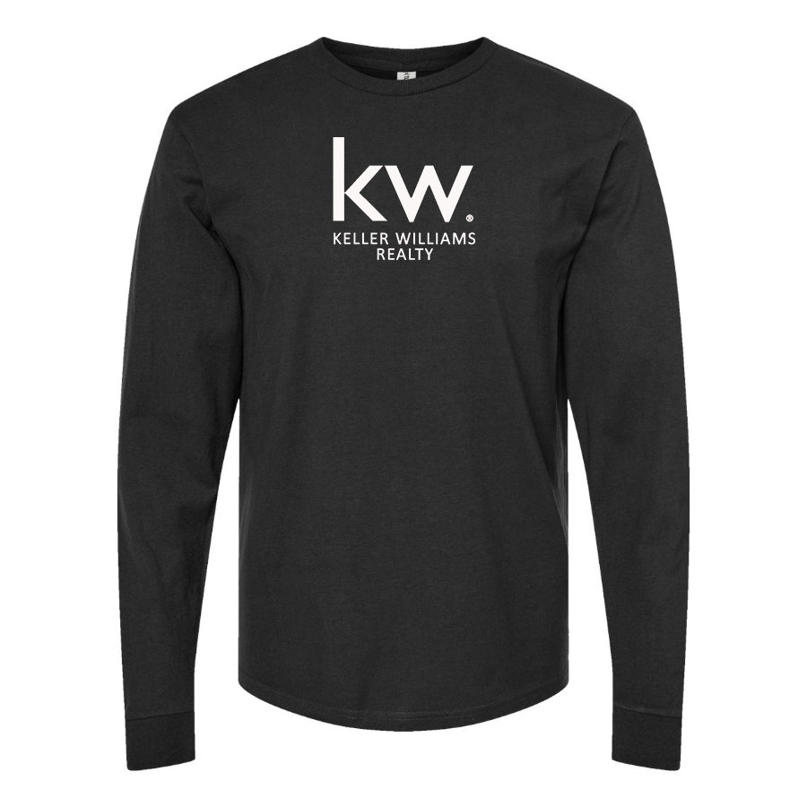 Men's Keller Williams Logo  Cotton Long Sleeve T-Shirt