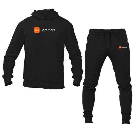 Men's Saramart Logo Hoodie Joggers Set