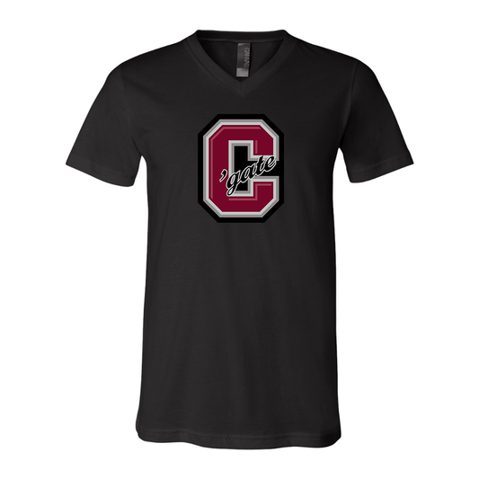 Colgate Raiders BELLA  CANVAS - Jersey V-Neck T-Shirt