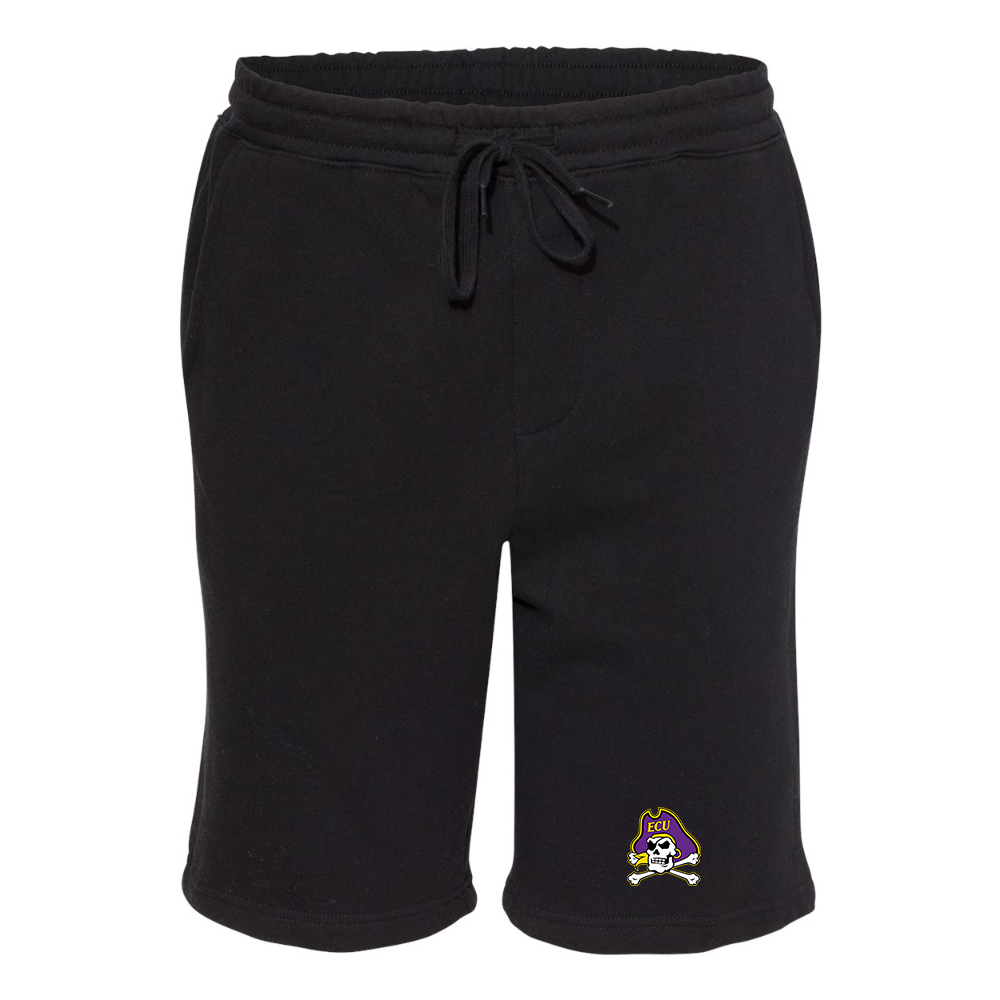 Men's  East Carolina Pirates Independent Trading Co Midweight Fleece Short