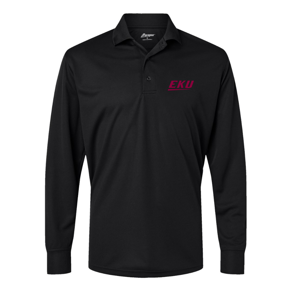 Men's  Eastern Kentucky Colonels  Paragon Prescott Long Sleeve Polo