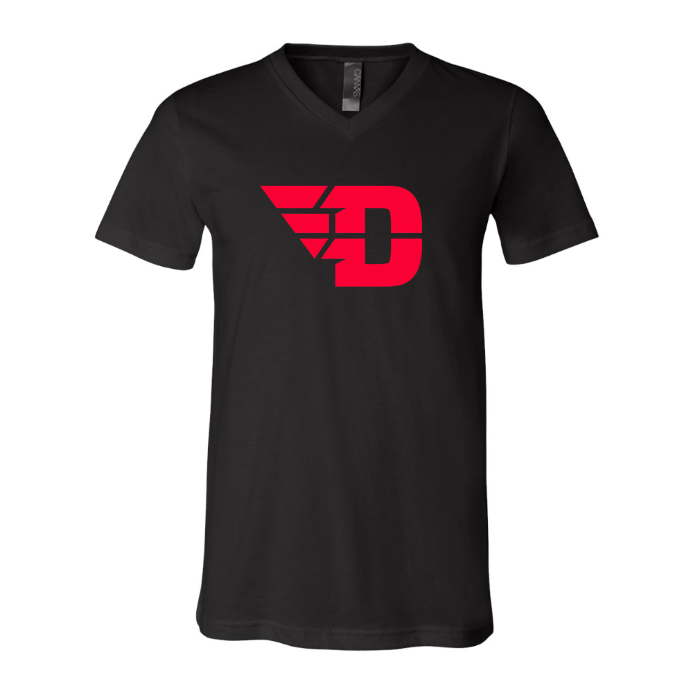 Dayton Flyers  BELLA  CANVAS - Jersey V-Neck T-Shirt