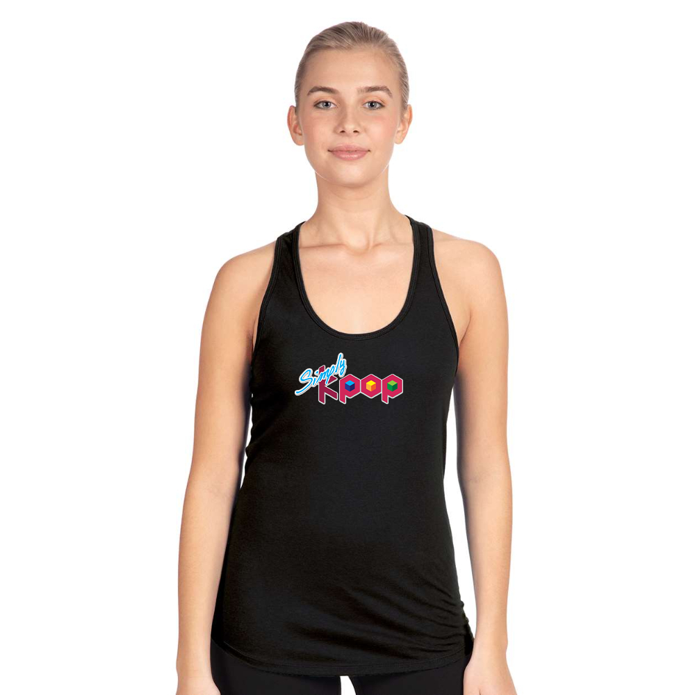 Women's  Simply Kpop Next Level Ideal Racerback Tank