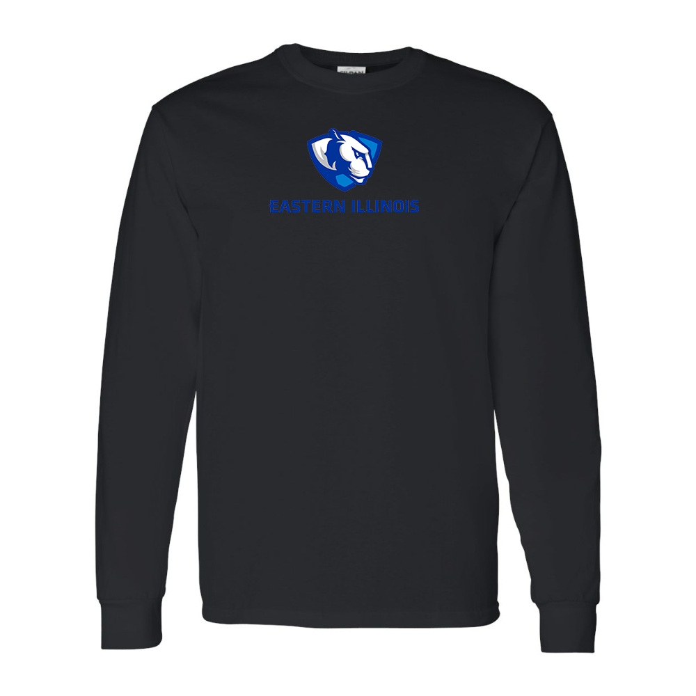 Men's Eastern Illinois Panthers Gildan Heavy Cotton Long Sleeve T-Shirt