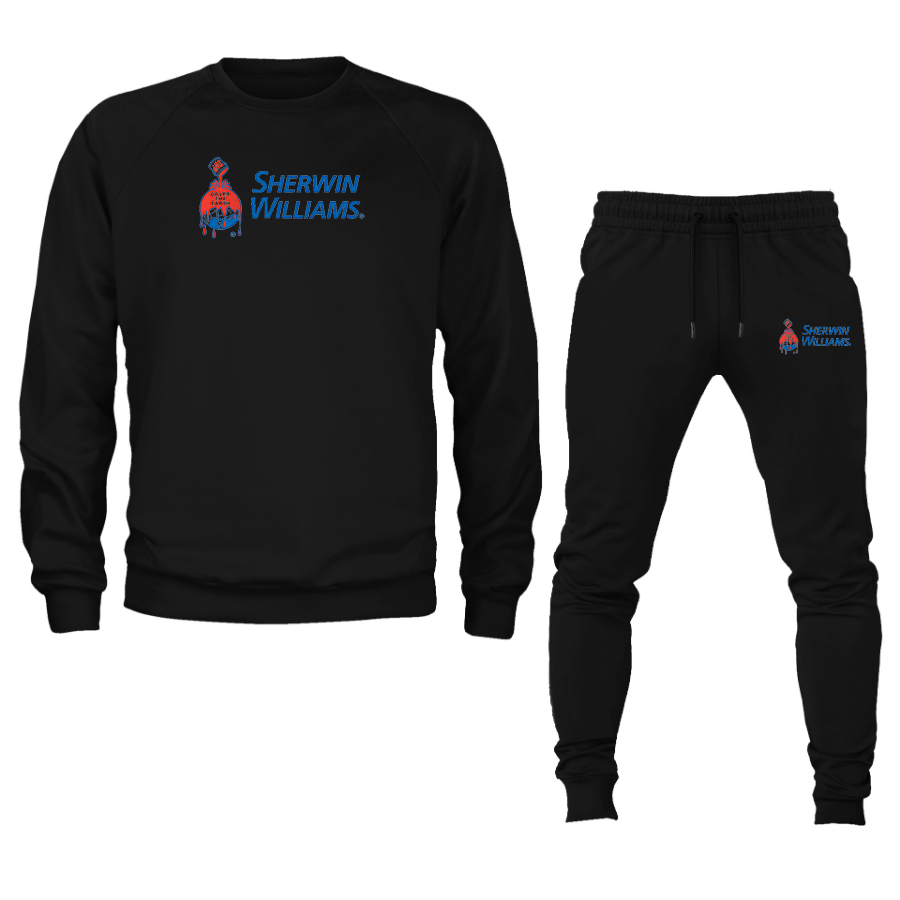 Men's Sherwin Williams Crewneck Sweatshirt Joggers Suit