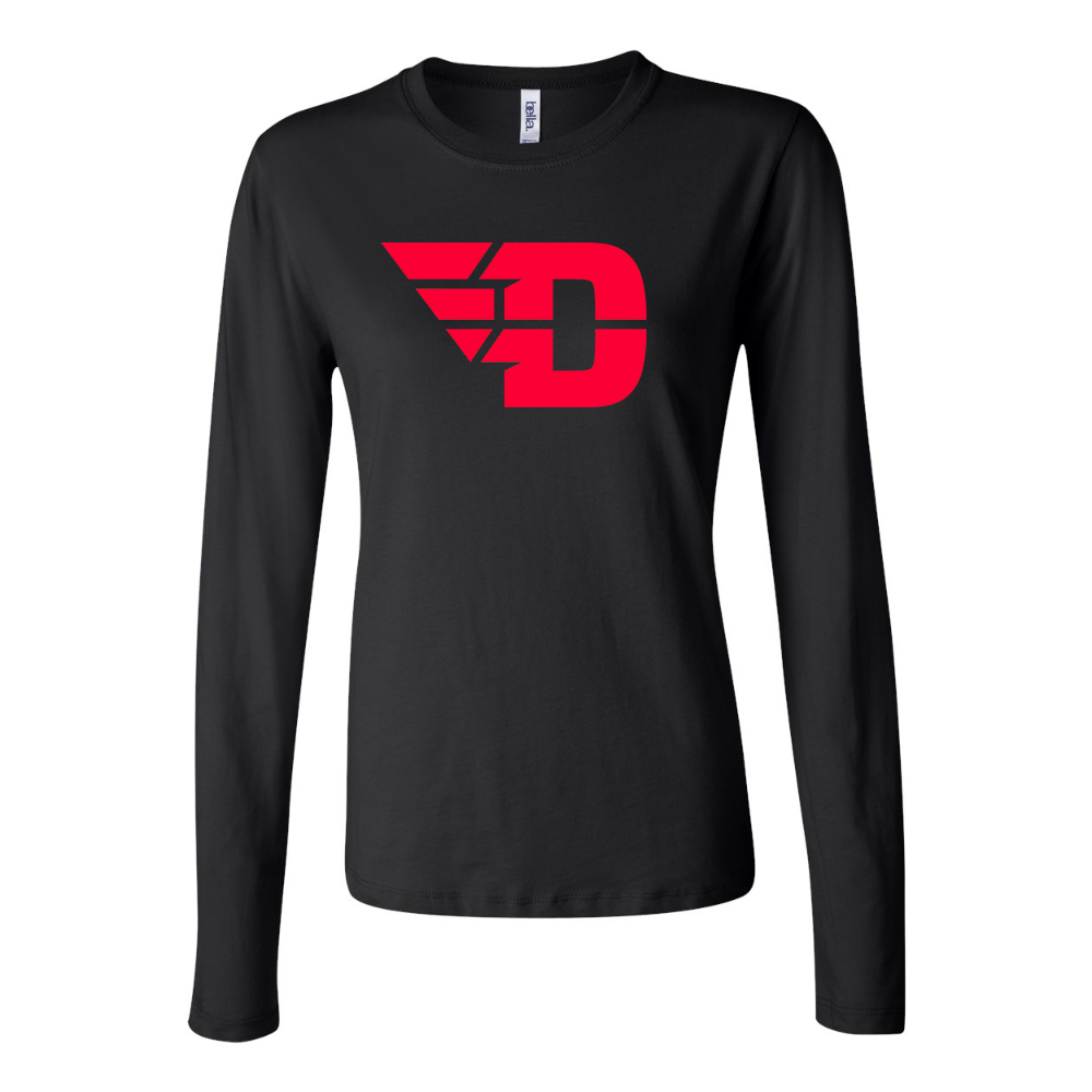 BELLA CANVAS  Dayton Flyers Jersey Long Sleeve Tee