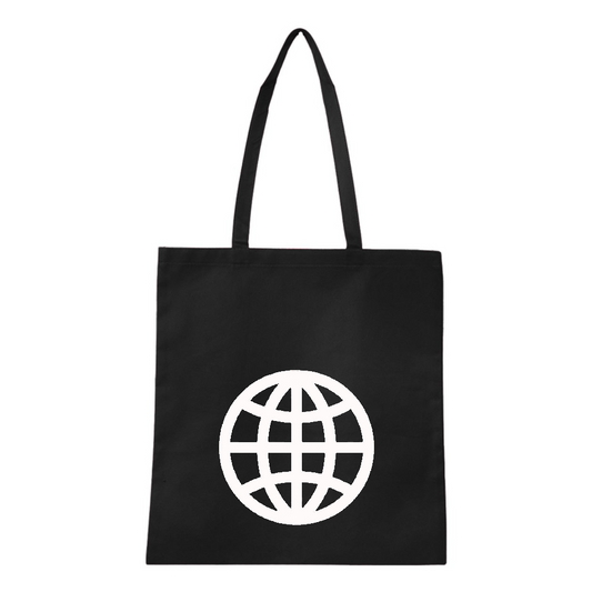 Internet Globe  Q-Tees Non-Woven  Tote
