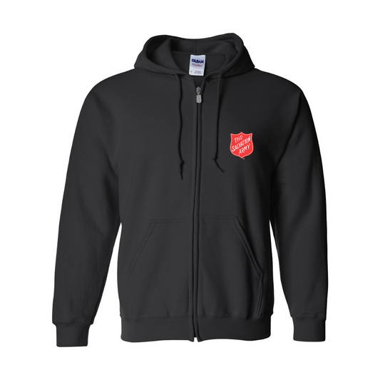 Men's The Salvation Army Gildan  Heavy Blend Full Zip Hooded Sweatshirt