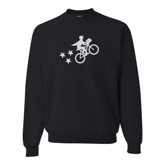 Men's  Postmates Bike JERZEES NuBlend Crewneck Sweatshirt
