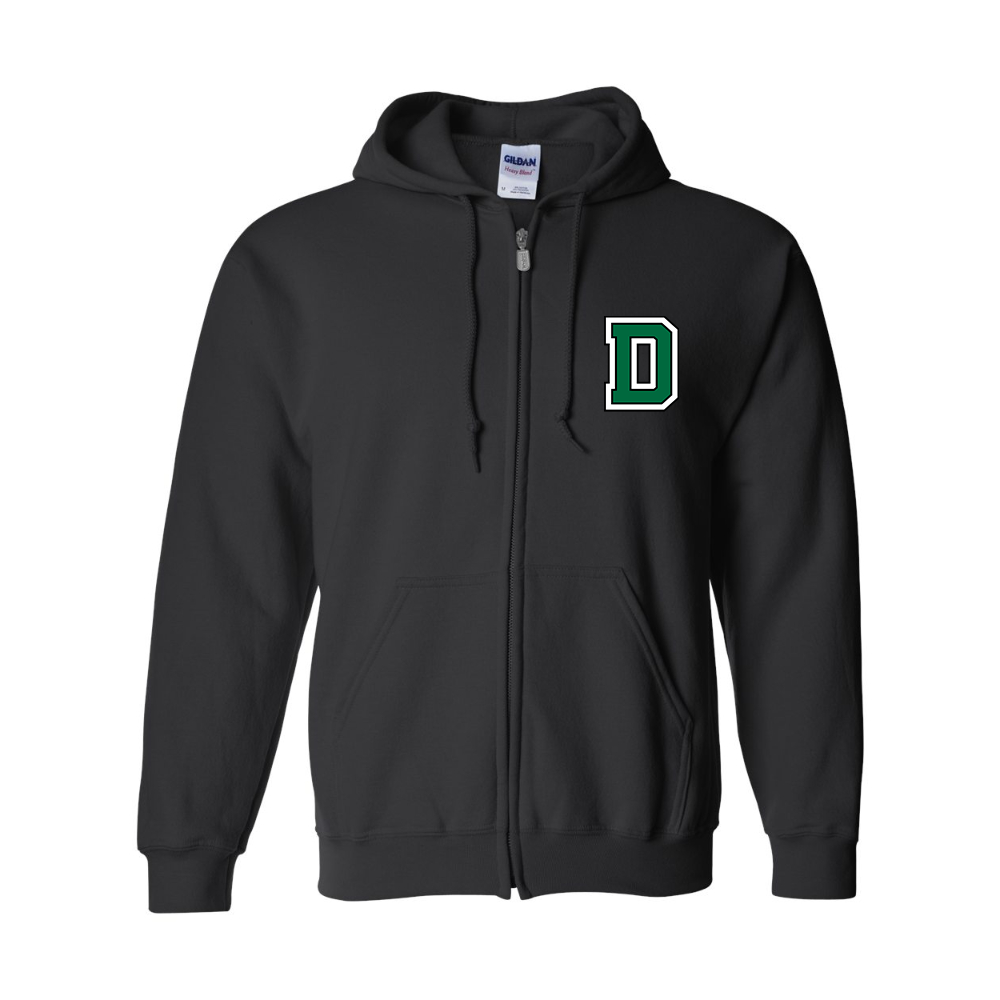 Men's Dartmouth Big Green  Gildan  Heavy Blend Full Zip Hooded Sweatshirt