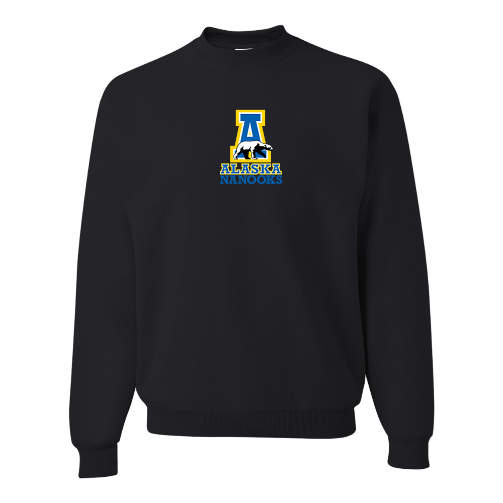 Men's Alaska Nanooks  JERZEES NuBlend Crewneck Sweatshirt