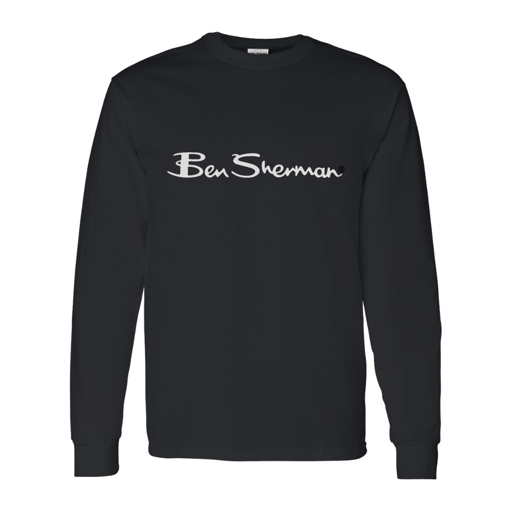 Men's Ben Sherman Gildan Heavy Cotton Long Sleeve T-Shirt