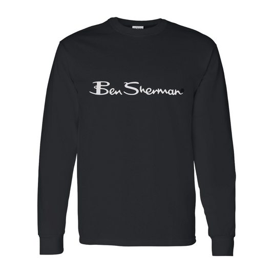 Men's Ben Sherman Gildan Heavy Cotton Long Sleeve T-Shirt