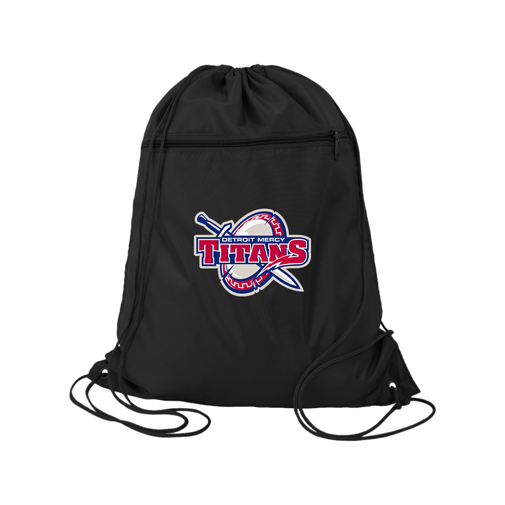 Detroit Titans Q-Tees - Polyester Cinchpack