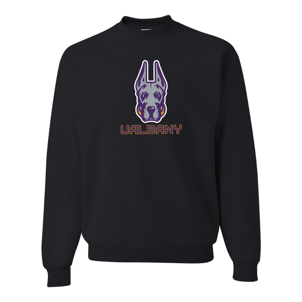Men's Albany Great Danes  JERZEES NuBlend Crewneck Sweatshirt