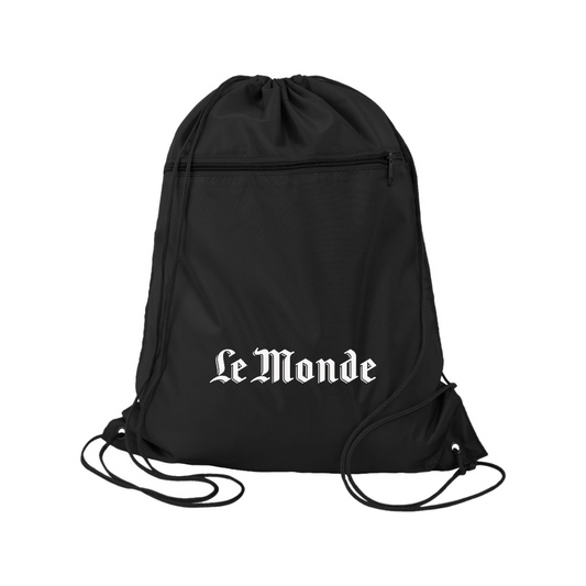 Le Monde Q-Tees  Polyester Cinchpack