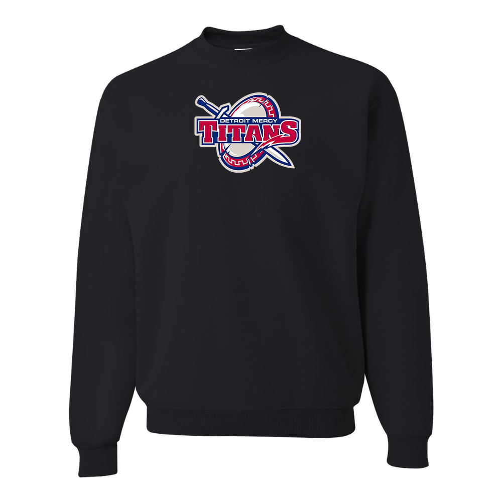 Men's Detroit Titans  JERZEES NuBlend Crewneck Sweatshirt
