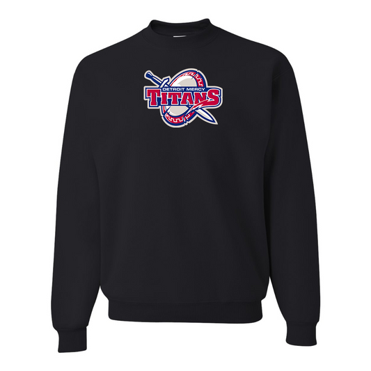 Men's Detroit Titans  JERZEES NuBlend Crewneck Sweatshirt