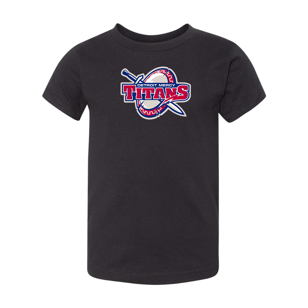 Detroit Titans  BELLA  CANVAS Toddler Jersey Tee