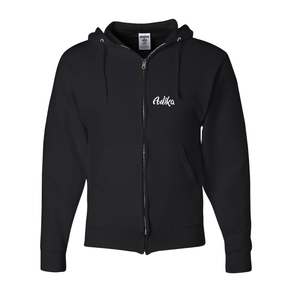 Men's Adika JERZEES NuBlend Full-Zip Hooded Sweatshirt