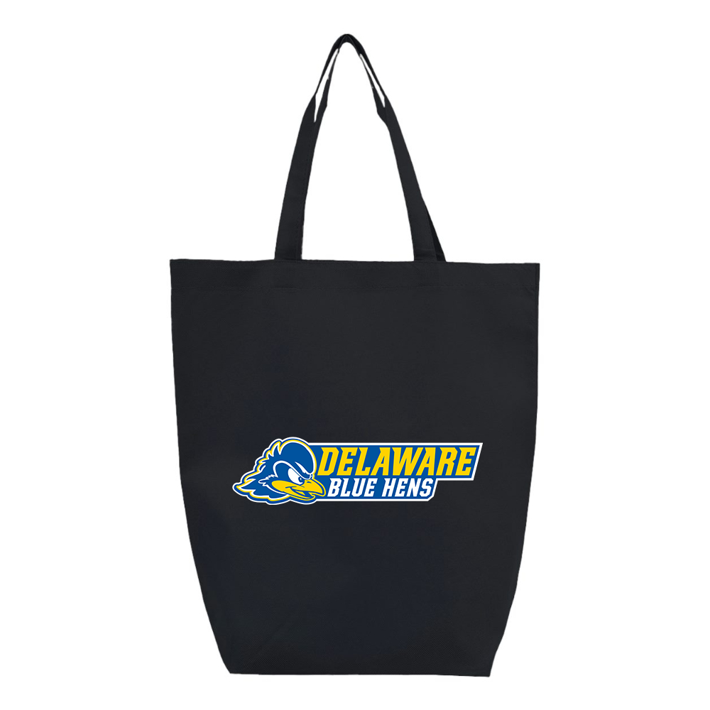 Delaware Blue Hens Q-Tees Non-Woven Gusset Bottom Tote
