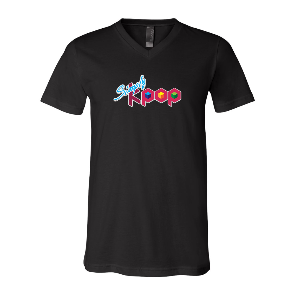 Simply Kpop BELLA  CANVAS - Jersey V-Neck T-Shirt