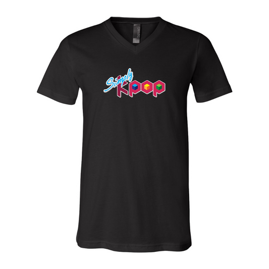 Simply Kpop BELLA  CANVAS - Jersey V-Neck T-Shirt