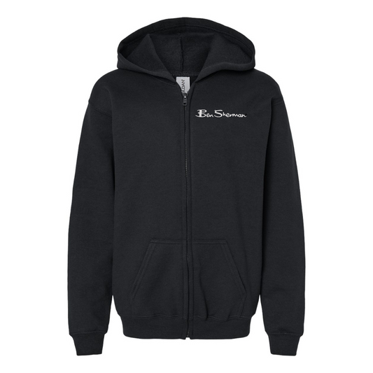 Youth Ben Sherman Gildan Heavy Blend Full Zip Hooded Sweatshirt