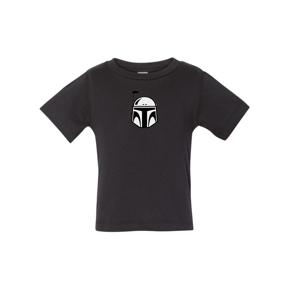 Star Wars Boba Fett Helmet BELLA CANVAS Infant Jersey Tee