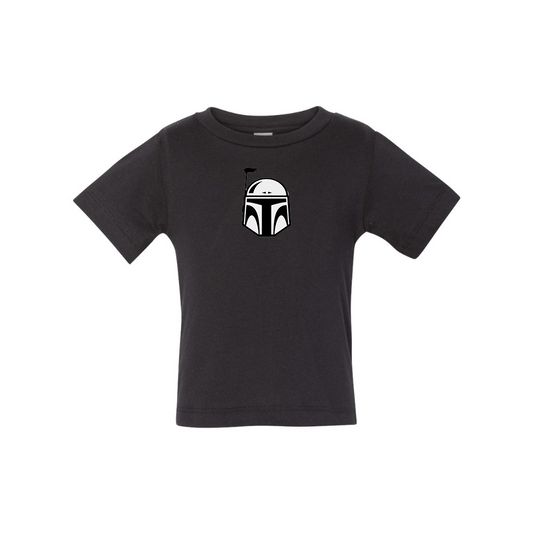 Star Wars Boba Fett Helmet BELLA CANVAS Infant Jersey Tee
