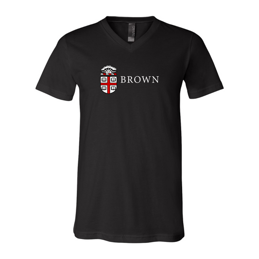 Brown University  BELLA  CANVAS - Jersey V-Neck T-Shirt