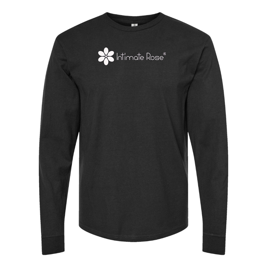 Men's Intimate Rose   Logo  Cotton Long Sleeve T-Shirt