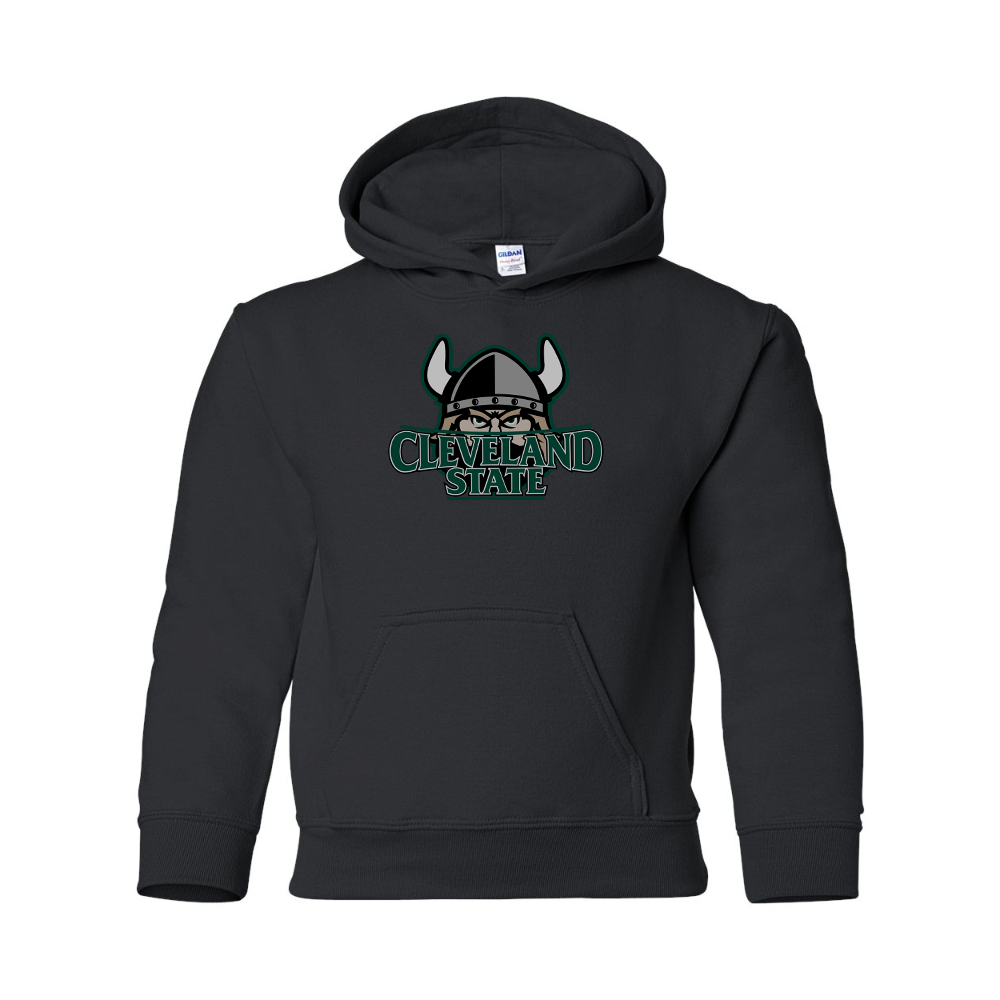 Youth  Cleveland State Vikings Gildan Heavy Blend  Hooded Sweatshirt