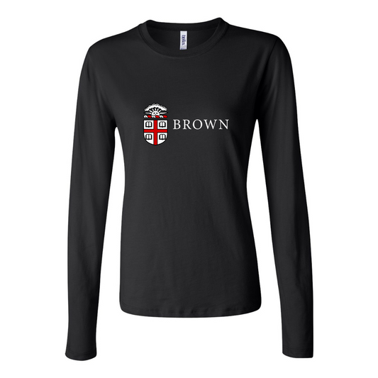 BELLA CANVAS Brown University Jersey Long Sleeve Tee