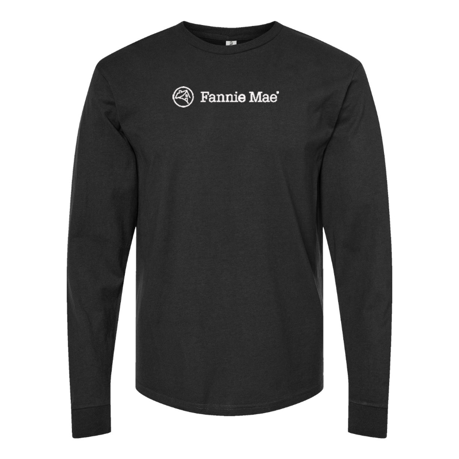 Men's  Fannie Mae Logo Cotton Long Sleeve T-Shirt