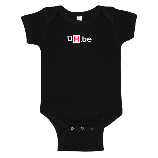 DH Derniere Heurev  Logo  Baby Onesie Romper