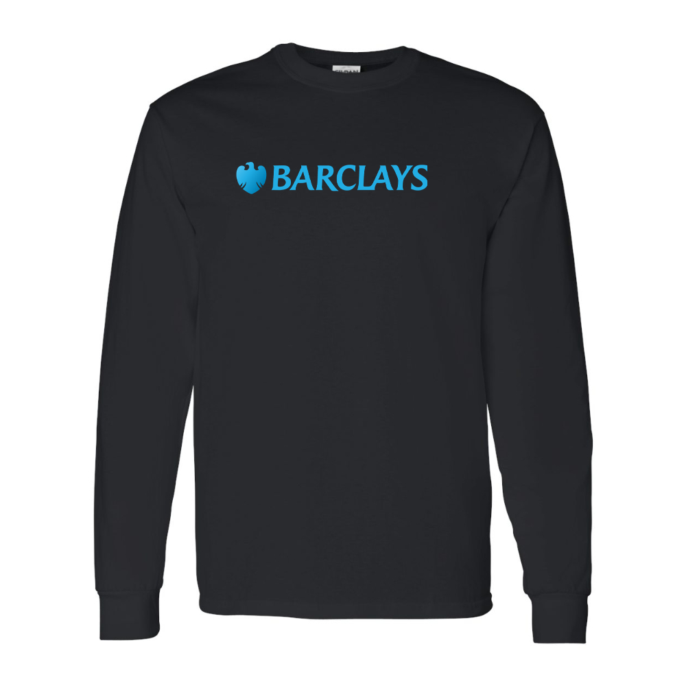 Men's  Barclays Gildan Heavy Cotton Long Sleeve T-Shirt