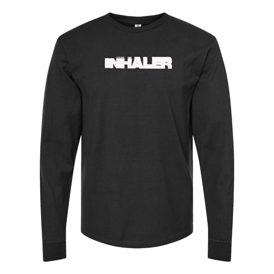 Men's Inhaler  Logo  Cotton Long Sleeve T-Shirt