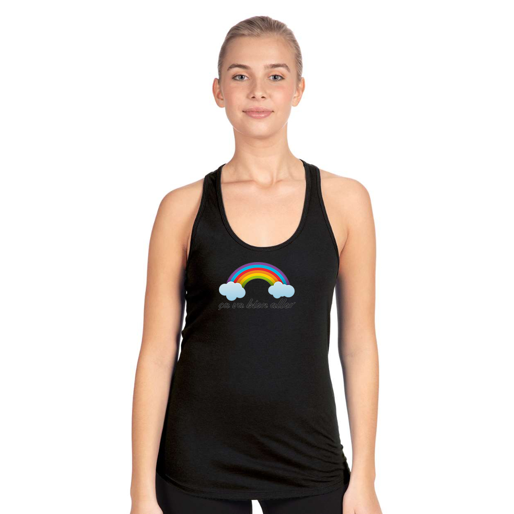 Women's Ça va bien aller Next Level Ideal Racerback Tank
