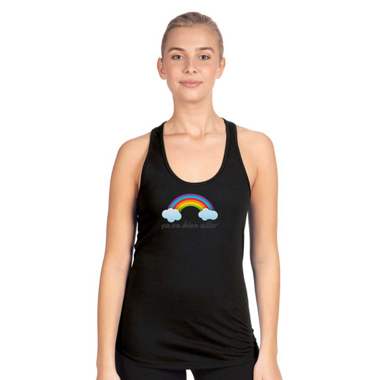 Women's Ça va bien aller Next Level Ideal Racerback Tank