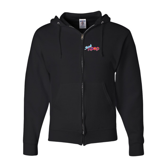 Men's Simply Kpop JERZEES NuBlend Full-Zip Hooded Sweatshirt