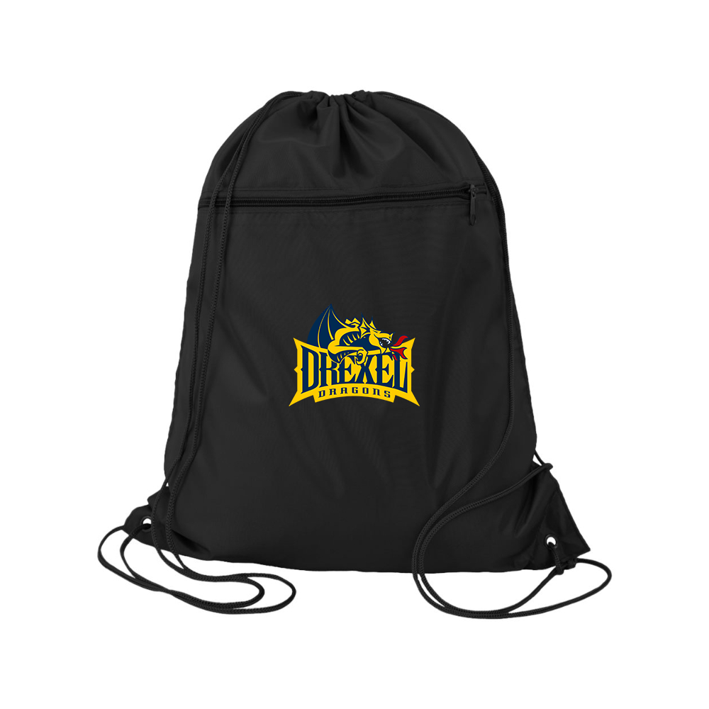 Drexel Dragons Q-Tees - Polyester Cinchpack