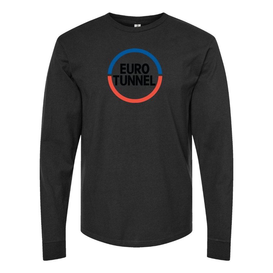 Men's   Eurotunnel   Logo Cotton Long Sleeve T-Shirt