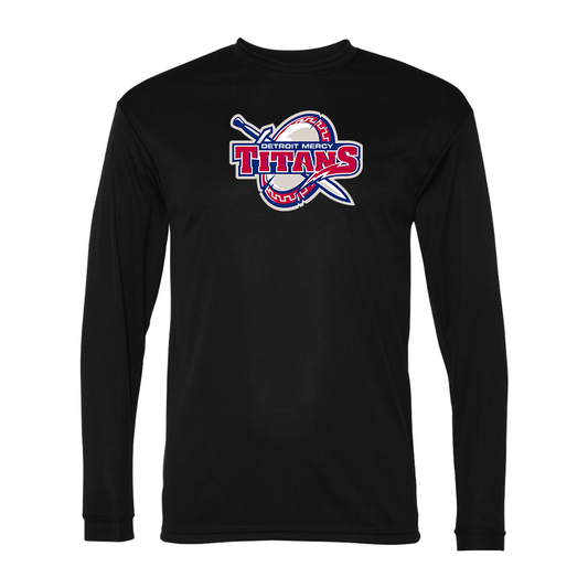 Men's  Detroit Titans  Performance Long Sleeve T-Shirt