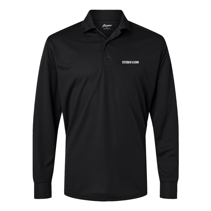 Men's System Of A Down Paragon Prescott Long Sleeve Polo