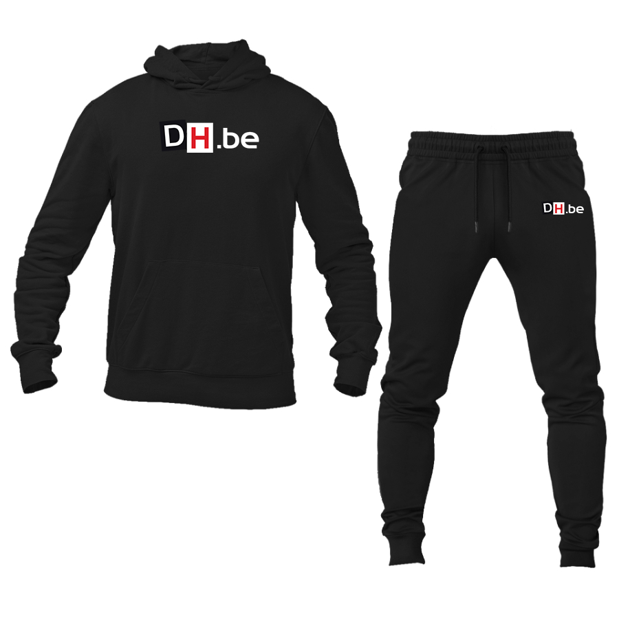 Men's DH Derniere Heure  Logo  Hoodie Joggers Set