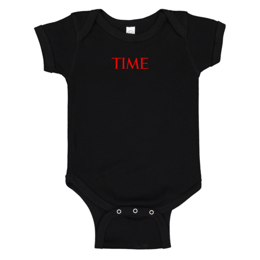 Time  Logo Baby Onesie Romper